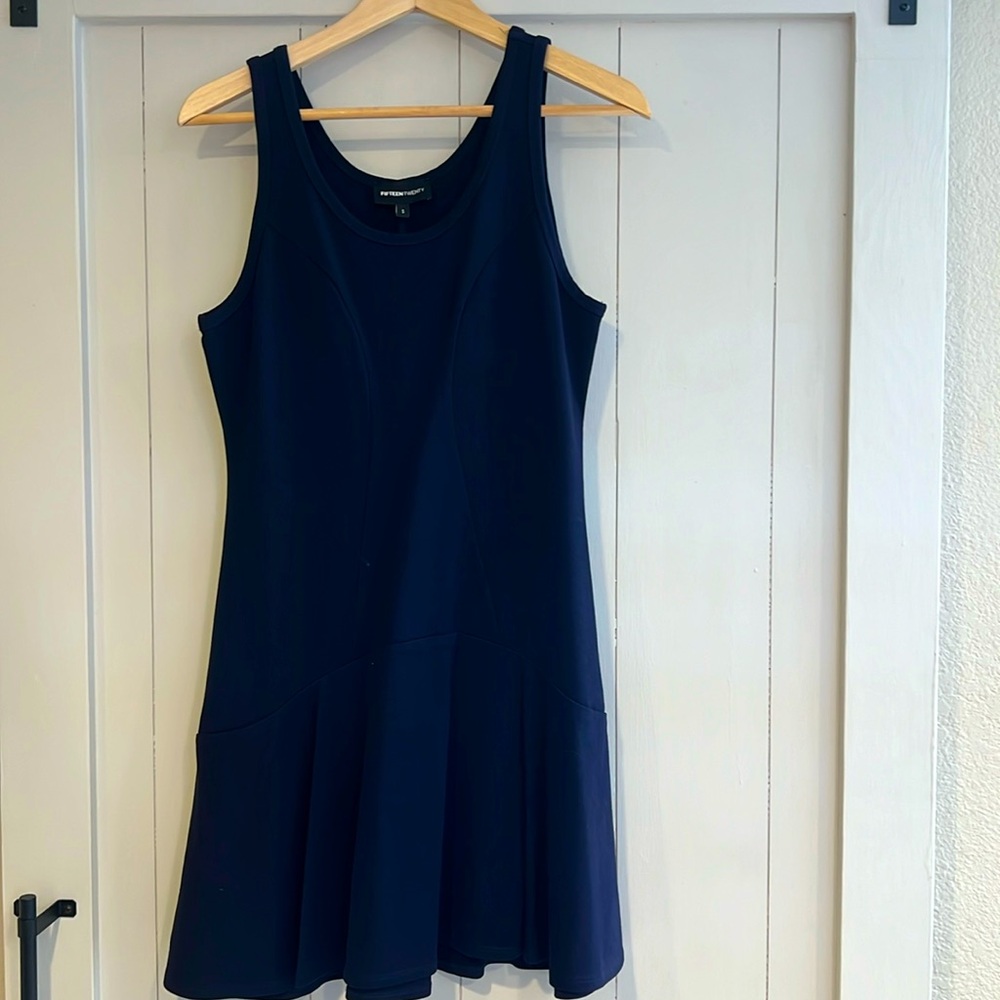 FifteenTwenty, size S fitted tank dress with A-line skirt.